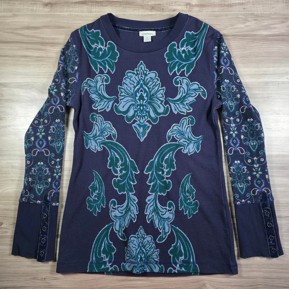 Sundance Thermal Long Sleeve Foral Top